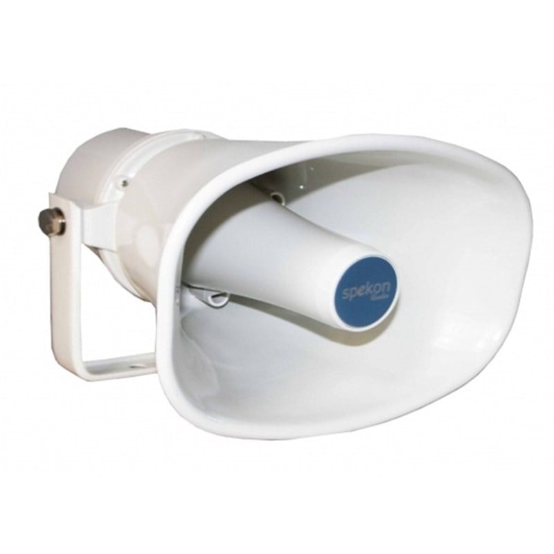 Spekon HRC 30T (Beyaz) 30-Watt 100V/16 ohm Borulu Horn Hoparlör