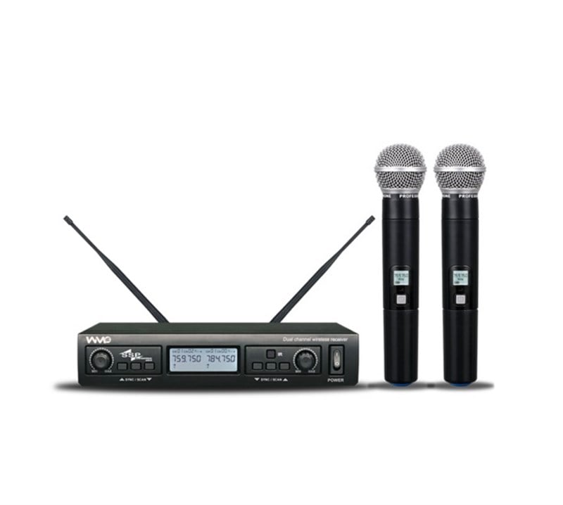 SSP Audio WM402/33 Çift El Kablosuz Mikrofon Seti
