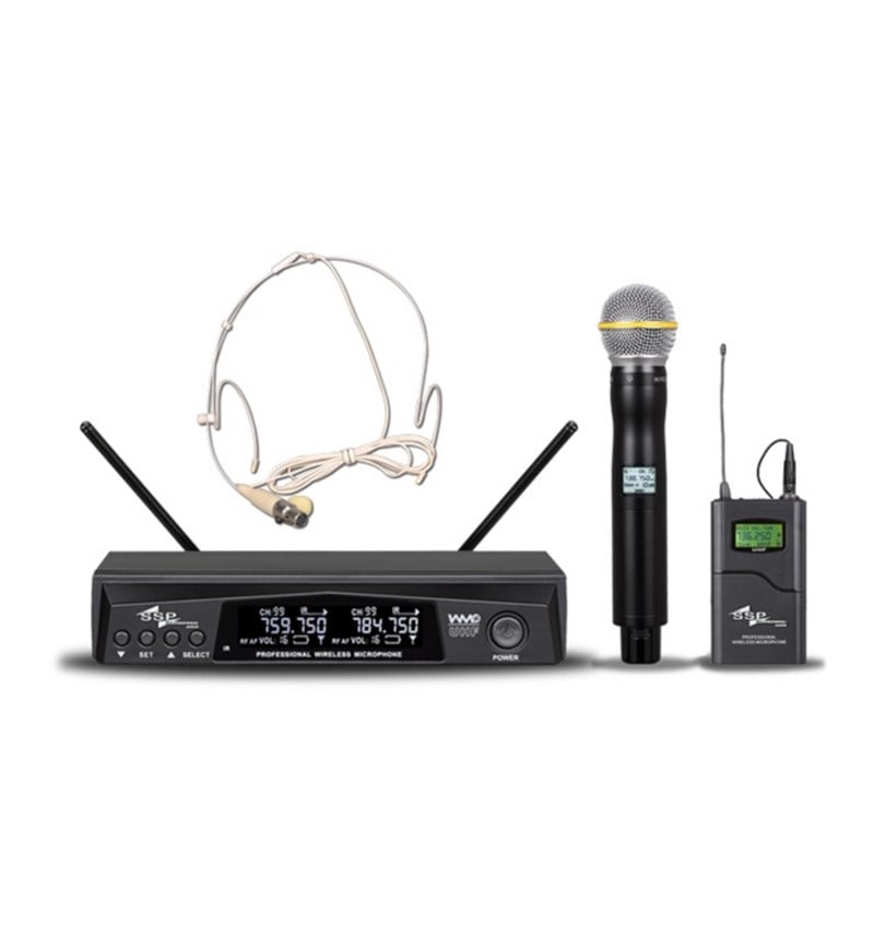 SSP Audio WM602/3H El+Kafa Kablosuz Mikrofon Seti