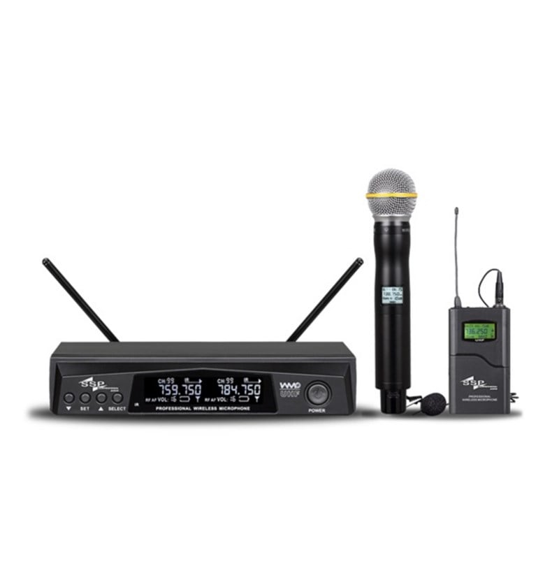 SSP Audio WM602/3L El+Yaka Kablosuz Mikrofon Seti