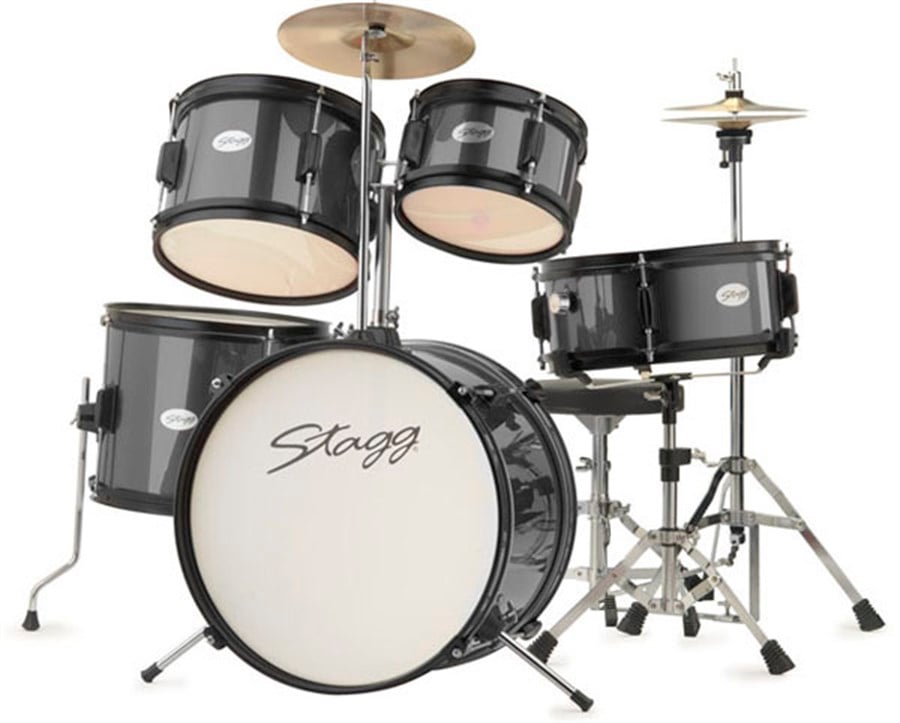 Stagg TIM JR 516 BK Junior 5 Parça Siyah Davul Seti