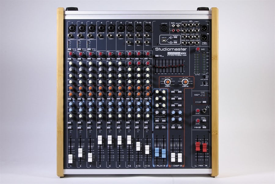 Studiomaster Horizon-2012 Power Mikser 2x1000 Watt, 4 Ohm