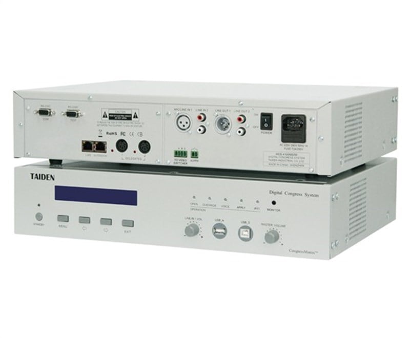 Taiden HCS 4100MB/50 Full Dijital Konferans Sistemi Merkez Ünitesi