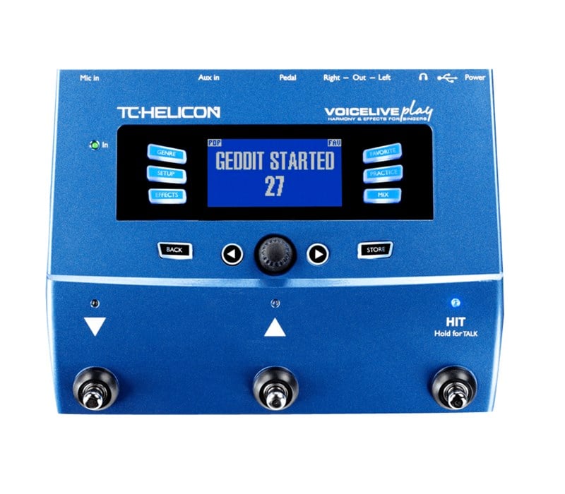 TC Helicon VoiceLive Play Vocal Efekt Pedal