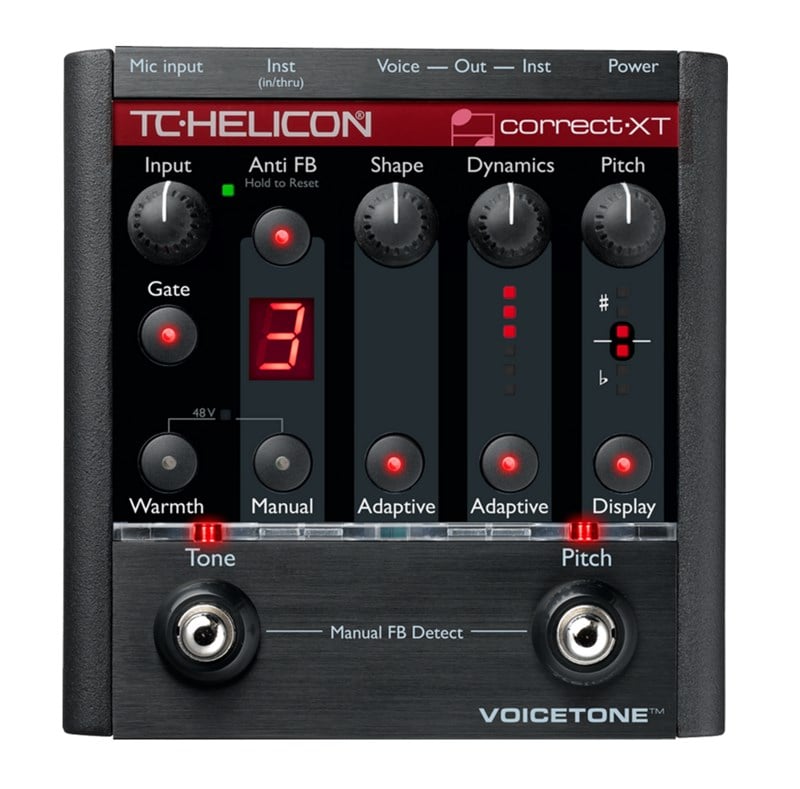 TC Helicon VoiceTone Correct XT Vocal Efekt Pedal