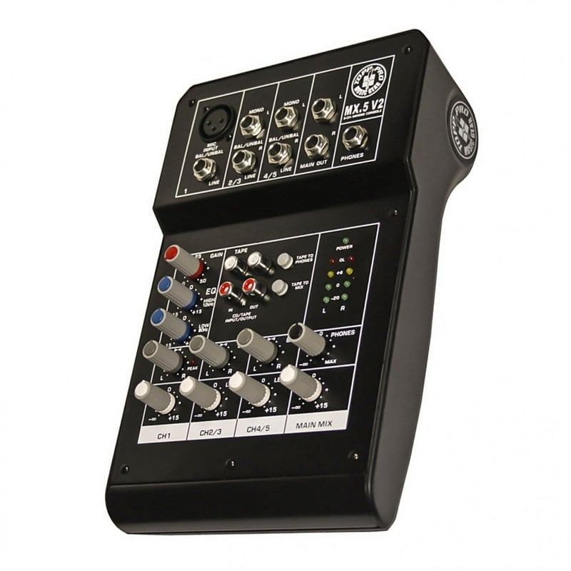 Topp Pro MX.5V2 1 Mono 2 Stereo Kanal Deck Mixer