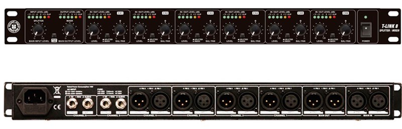 Topp Pro T-LINK8 - 8 Kanal Splitter Mikser