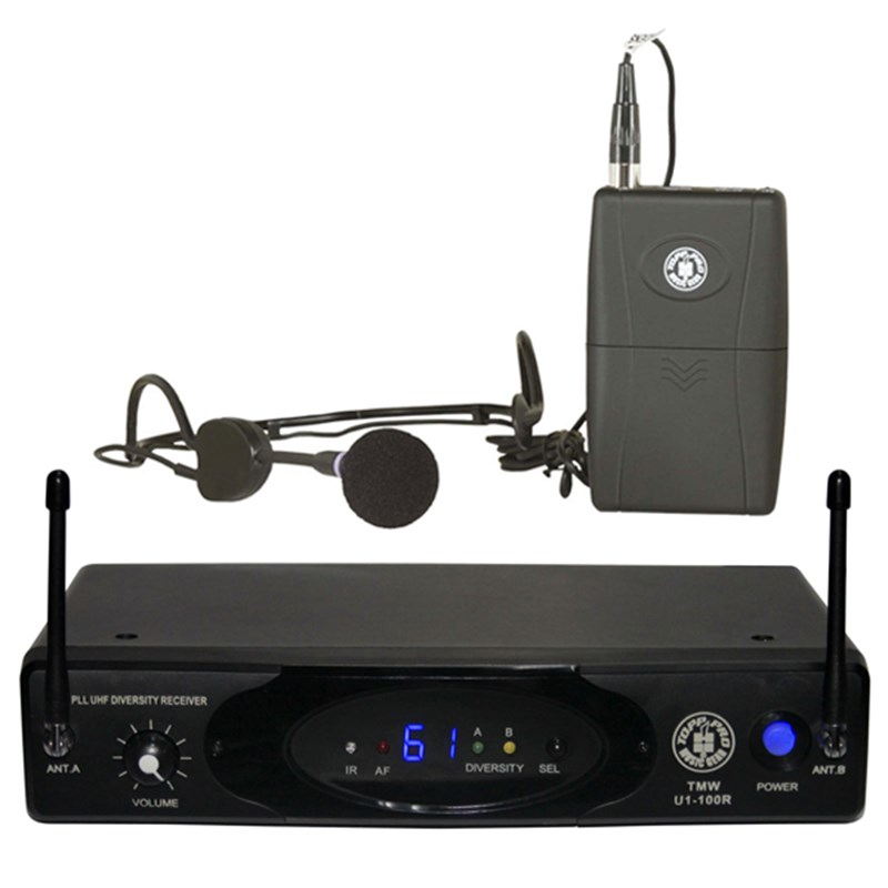 Topp Pro TMW U1-100LTHSGT Headset + Yaka Tipi Telsiz Mikrofon