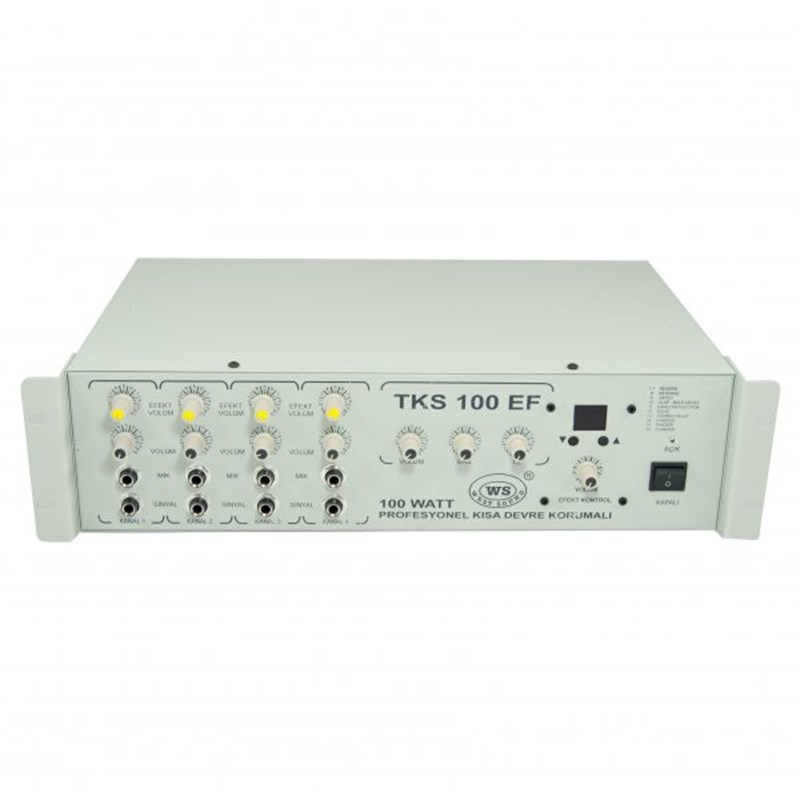 West Sound TKS 100 EF 100 Watt 6 Kanal Efektli Anfili Mikser