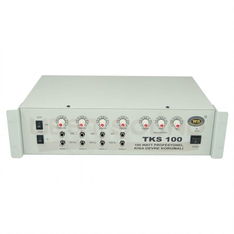 West Sound TKS 100 TR 6 Kanal 100 Watt 100V Mikser Amfi