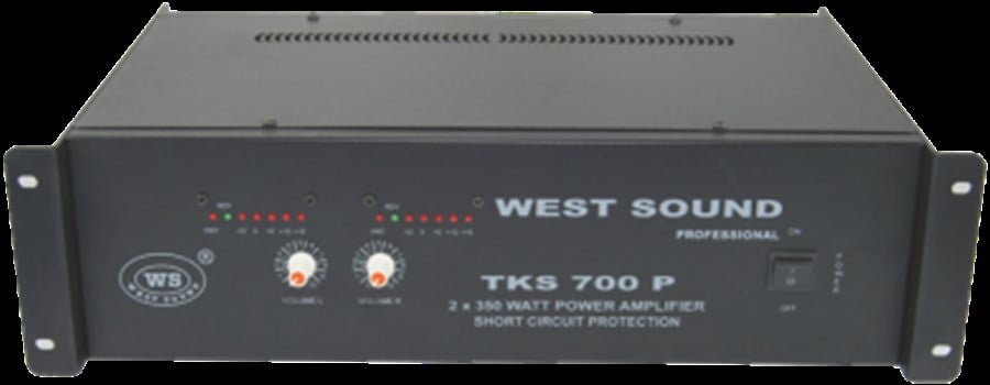 West Sound TKS 1000 P 2x500 Watt Led Power Amfi 