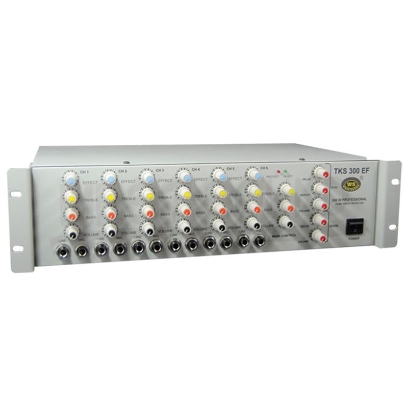West Sound TKS 300 EF TR 300 Watt 6 Kanal 100V Efektli Mikser Anfi