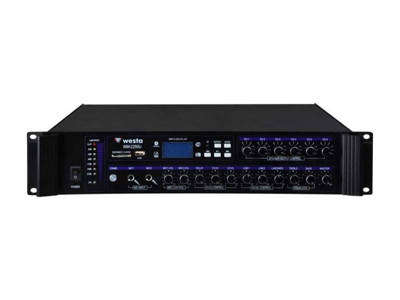 Westa WM-2250U 6 Bölgeli 120 Watt Amfili Mikser