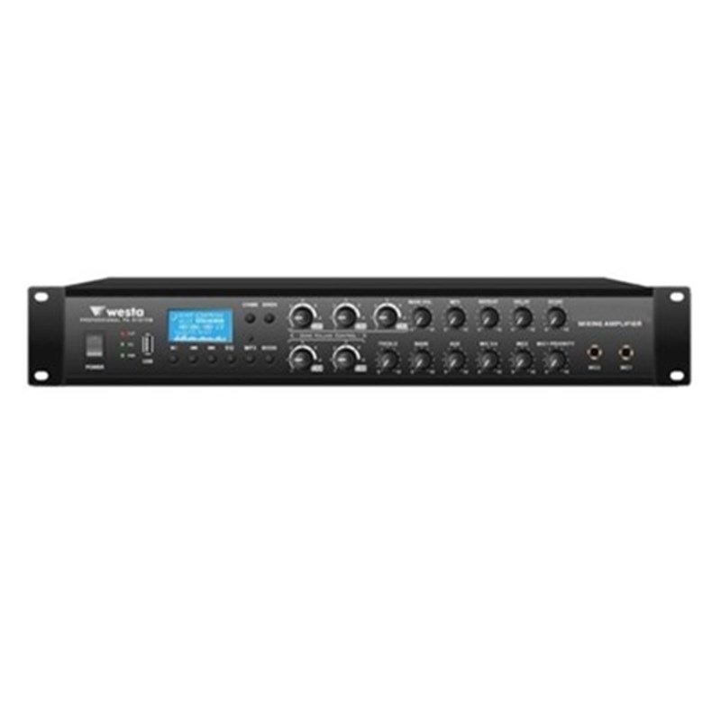 Westa WM-250 4 Mic Girişli 250W 8 ohm 100V Anfili Mikser
