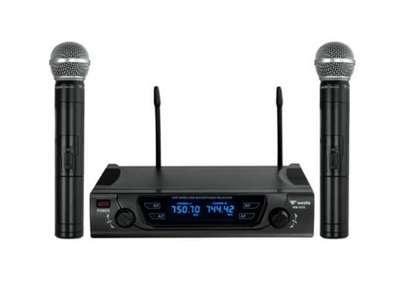Westa WM-452E 2li Kablosuz El Mikrofonu Seti