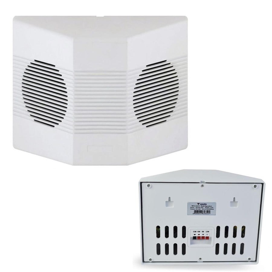 Westa WS-121T 2x5 inç 10W 100V Çift Yönlü Duvar Hoparlör
