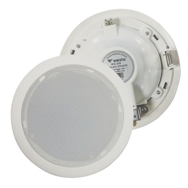 Westa WS-206 6 inç 6W 8 ohm 100V Tavan Hoparlör
