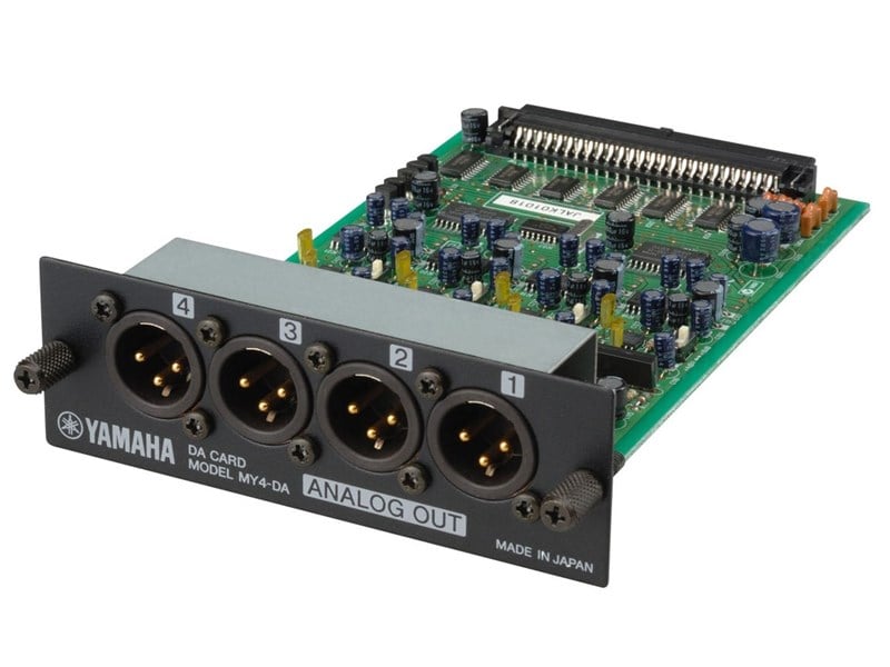 Yamaha MY4DA 4 Kanal Analog Output Kart