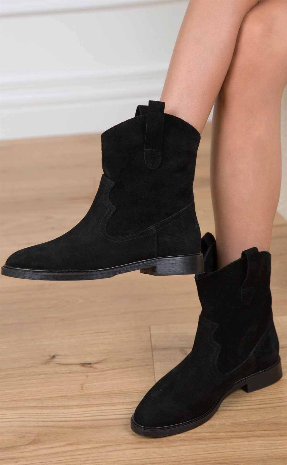 ASH SİYAH SÜET BOT SİYAH