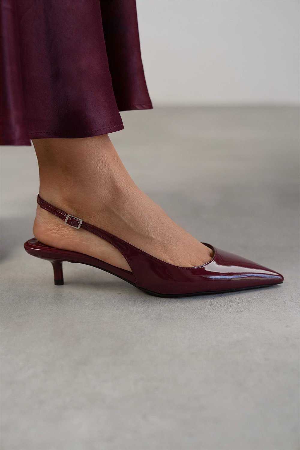 AURA BORDO RUGAN AYAKKABI bordo