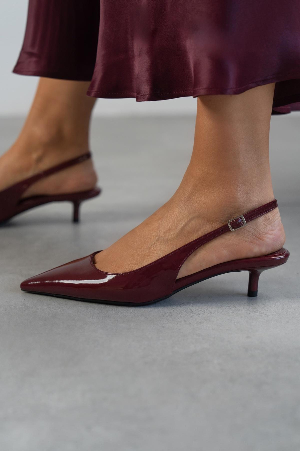 AURA BORDO RUGAN AYAKKABI bordo