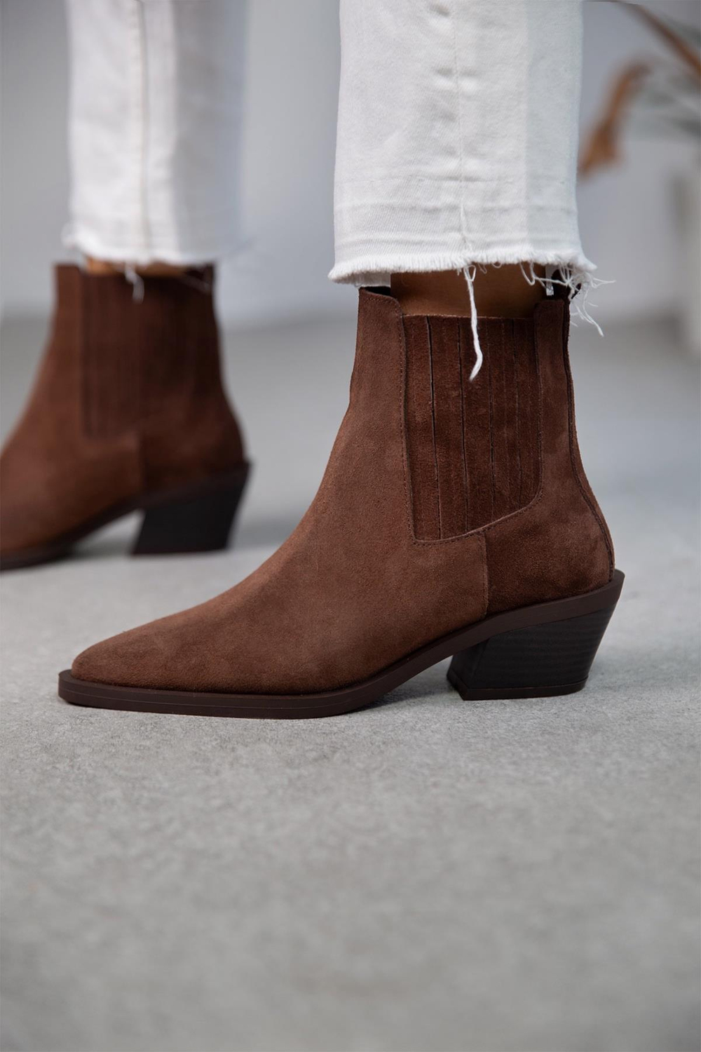 DEEP KAHVE SÜET KOVBOY KAHVE