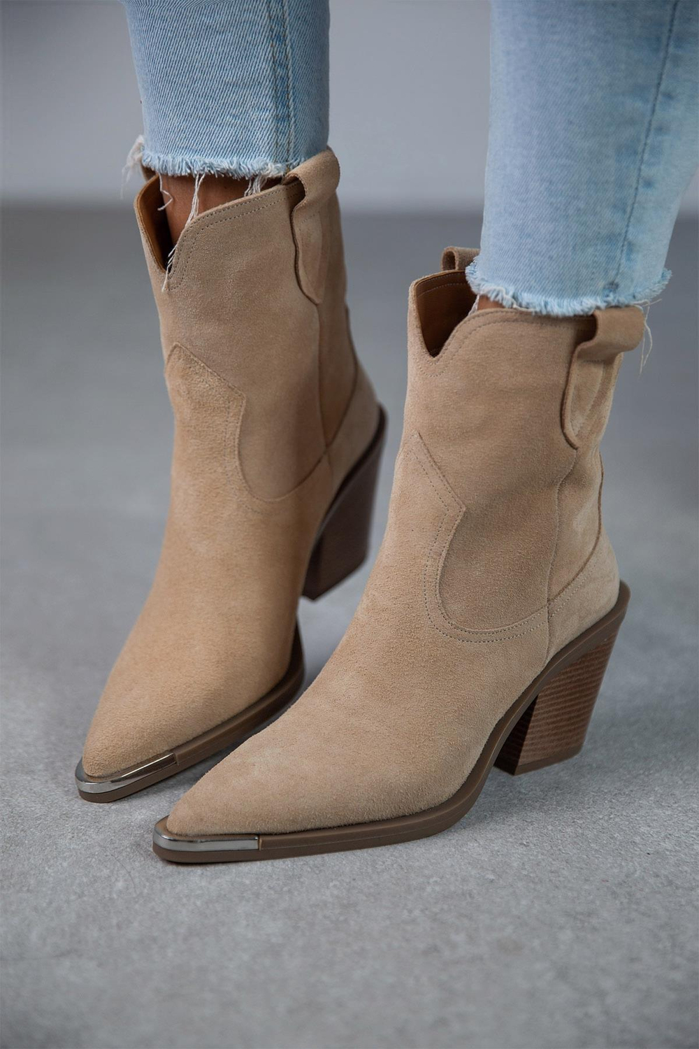 OVER BEJ SÜET KOVBOY BEJ