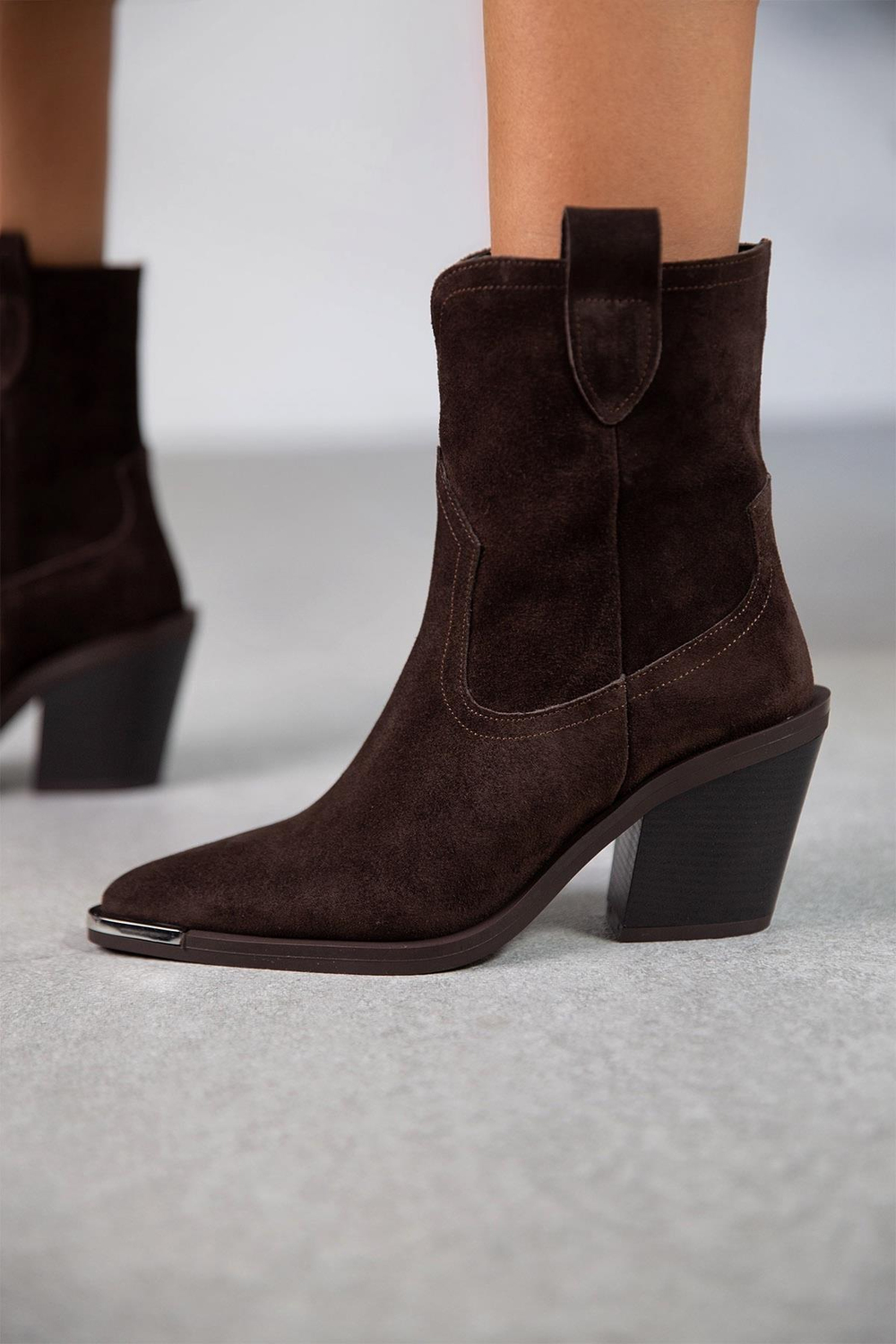 OVER KOYU KAHVE SÜET KOVBOY KAHVE