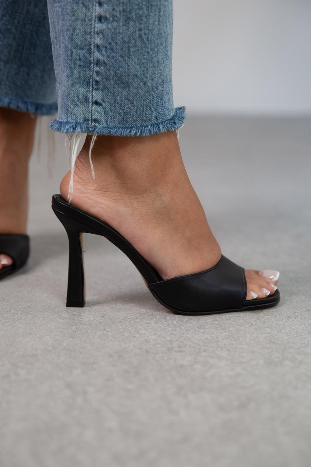 TRACY SİYAH DERİ TERLİK SİYAH DERİ