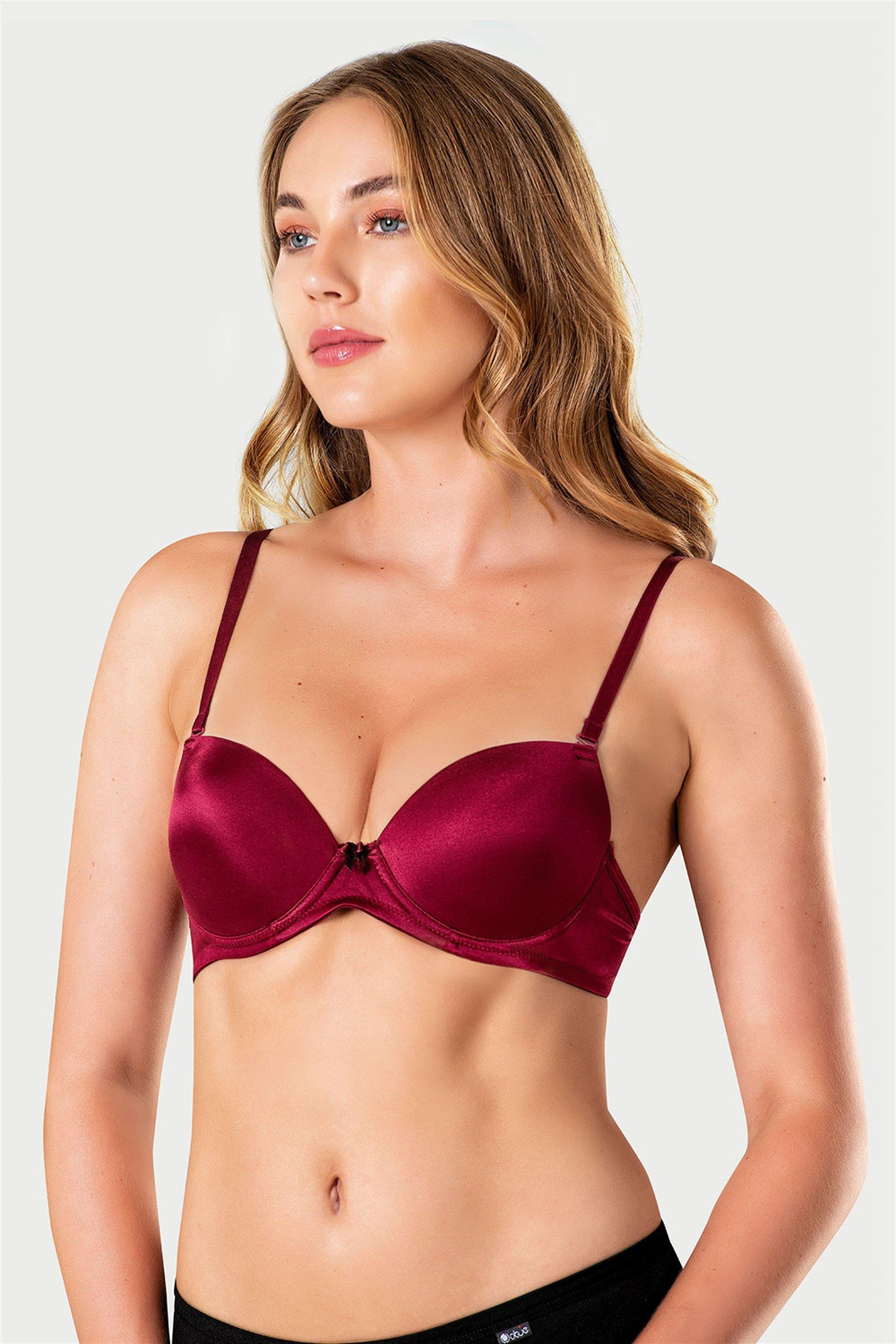 Kadın Bordo Drop Push-Up Sütyen