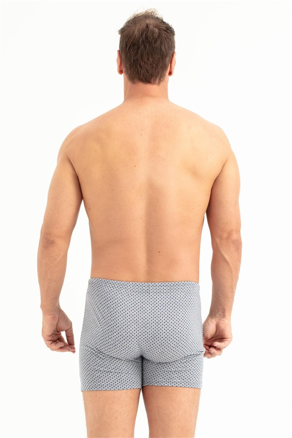 Erkek Baskılı Penye Boxer