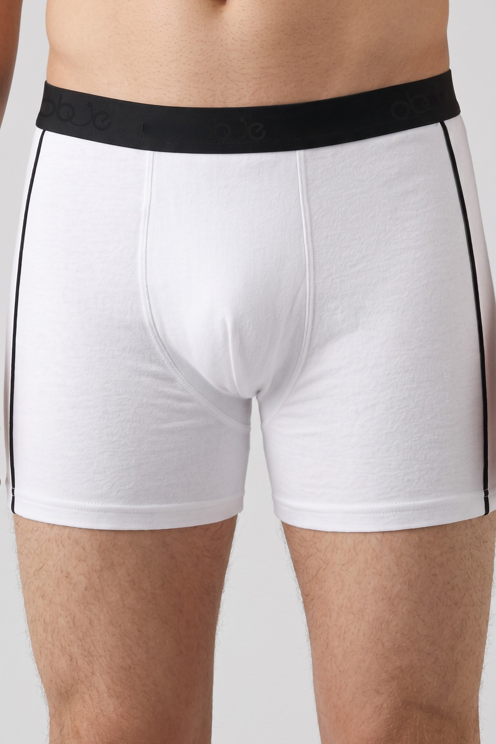 Erkek Beyaz Likra Cotton Boxer