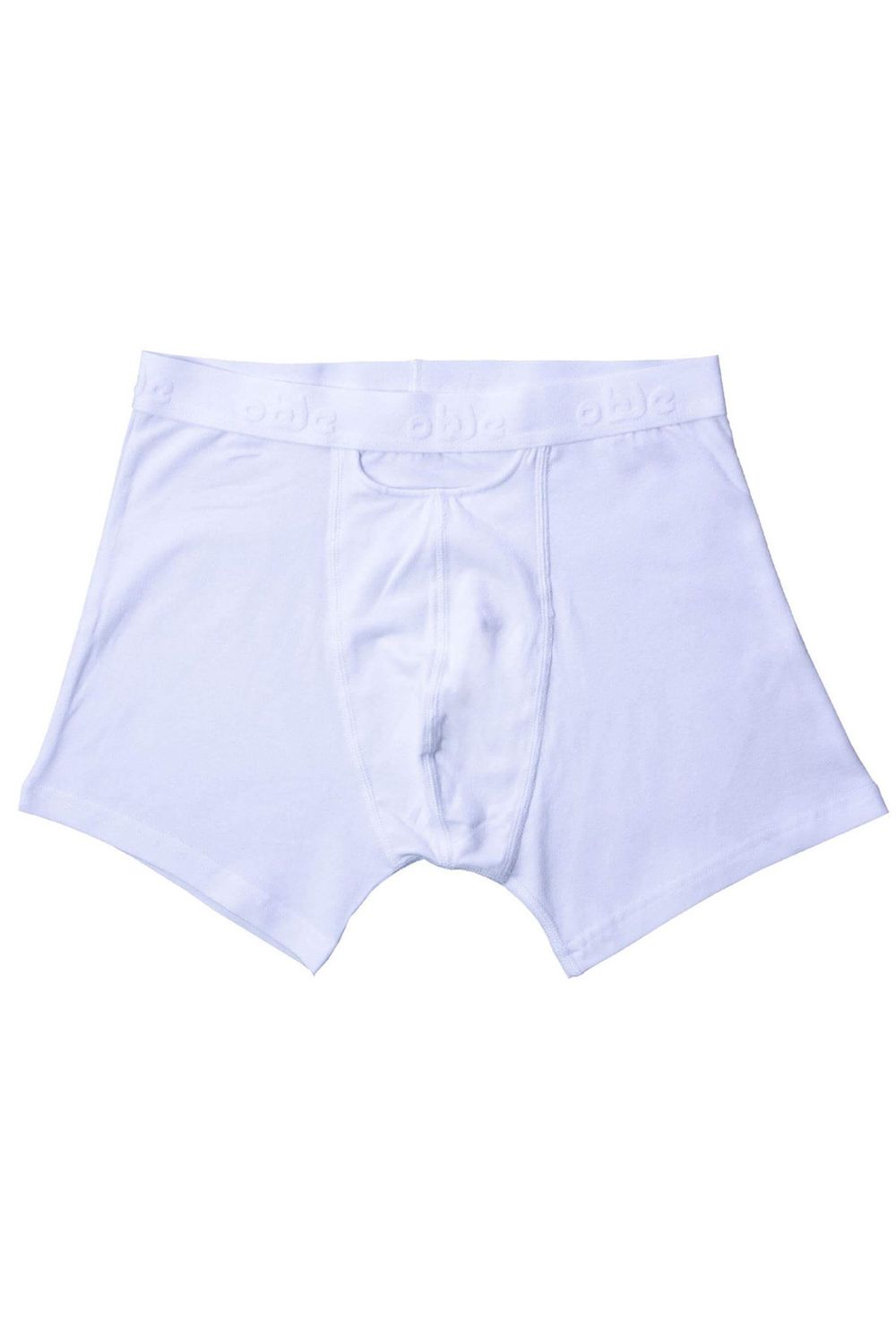 Erkek Beyaz Penye Modal Boxer