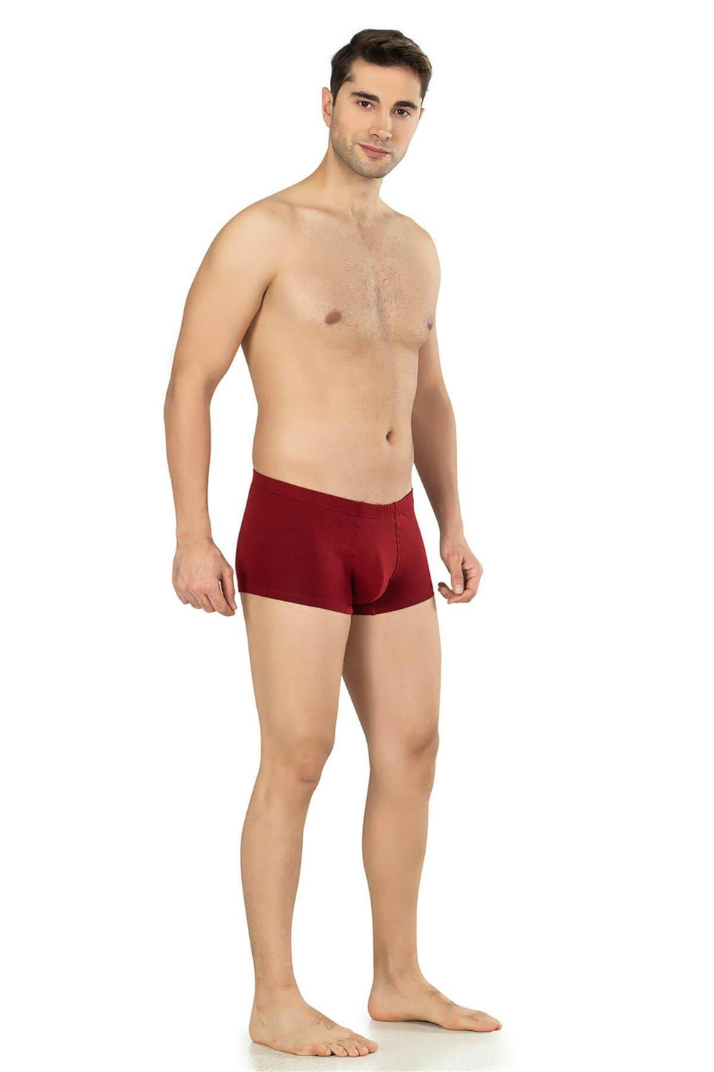 Erkek Bordo Cotton Runner Boxer
