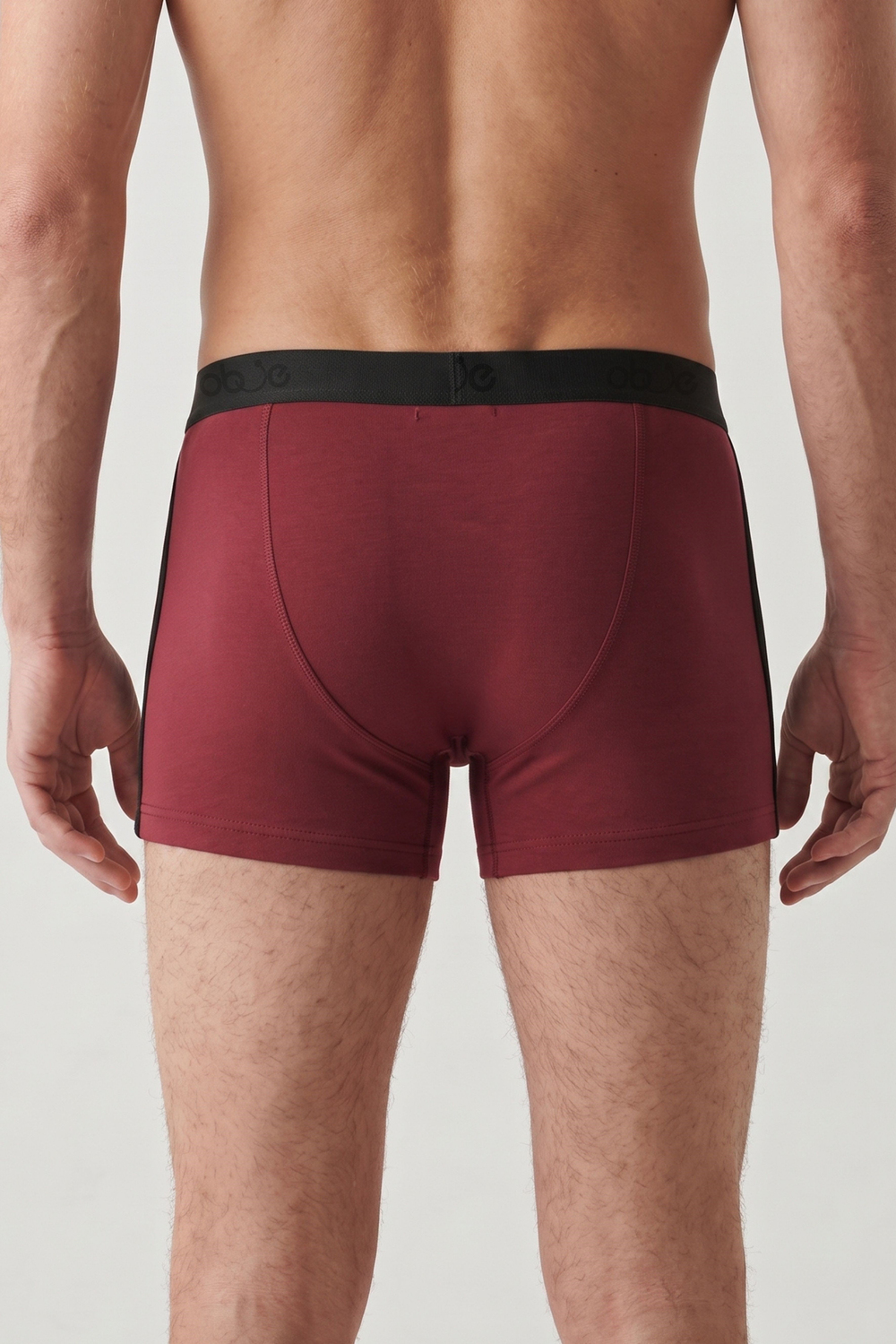 Erkek Bordo Likra Cotton Boxer
