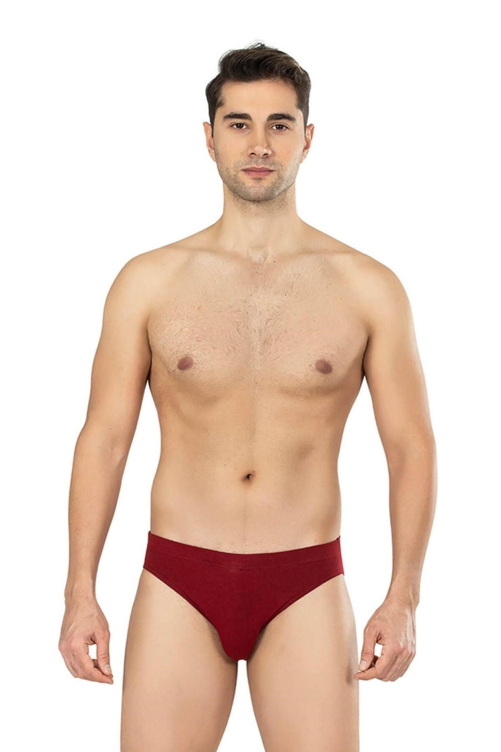 Erkek Bordo Runner Cotton Slip