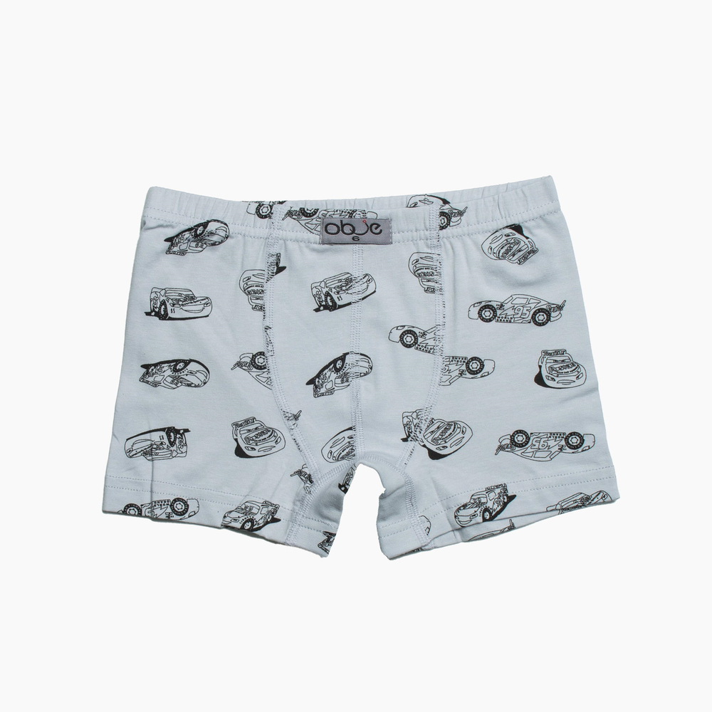 Erkek Çocuk Araba Desenli Asorti 3lü Boxer