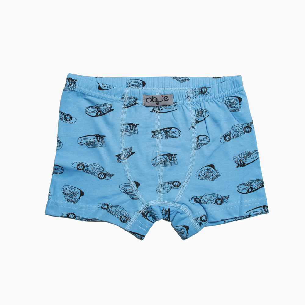 Erkek Çocuk Araba Desenli Asorti 3lü Boxer