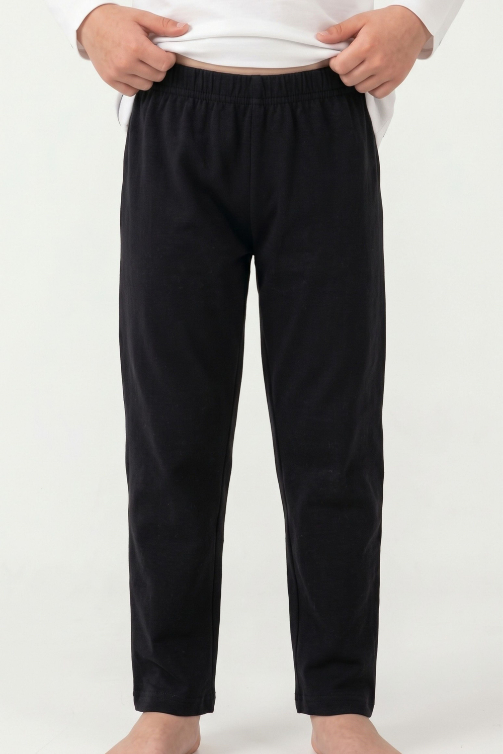 Erkek Çocuk Siyah Uzun Pijama Altı