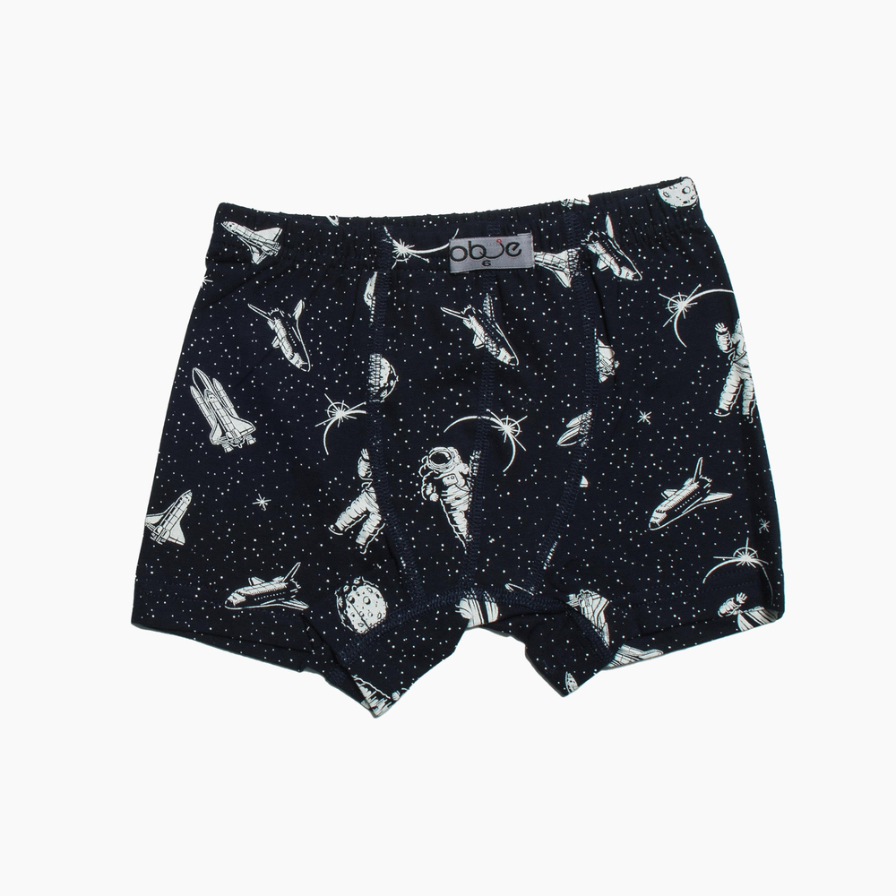 Erkek Çocuk Uzay Desen 3lü Boxer