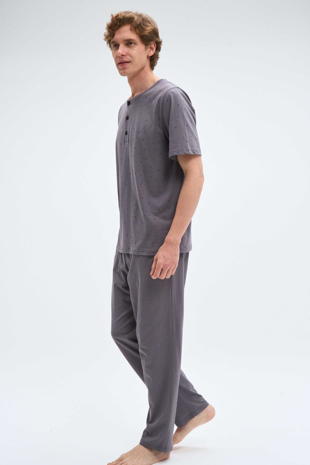 Erkek Füme Patlı Pijama Altı