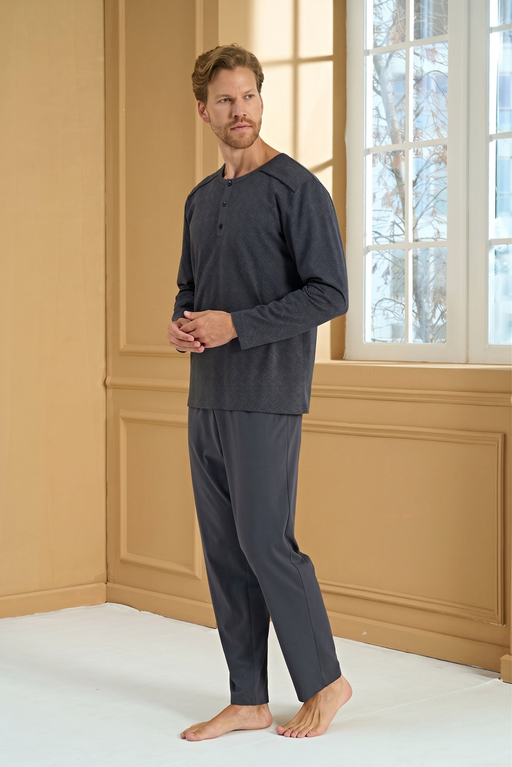 Erkek Füme Pijama Altı