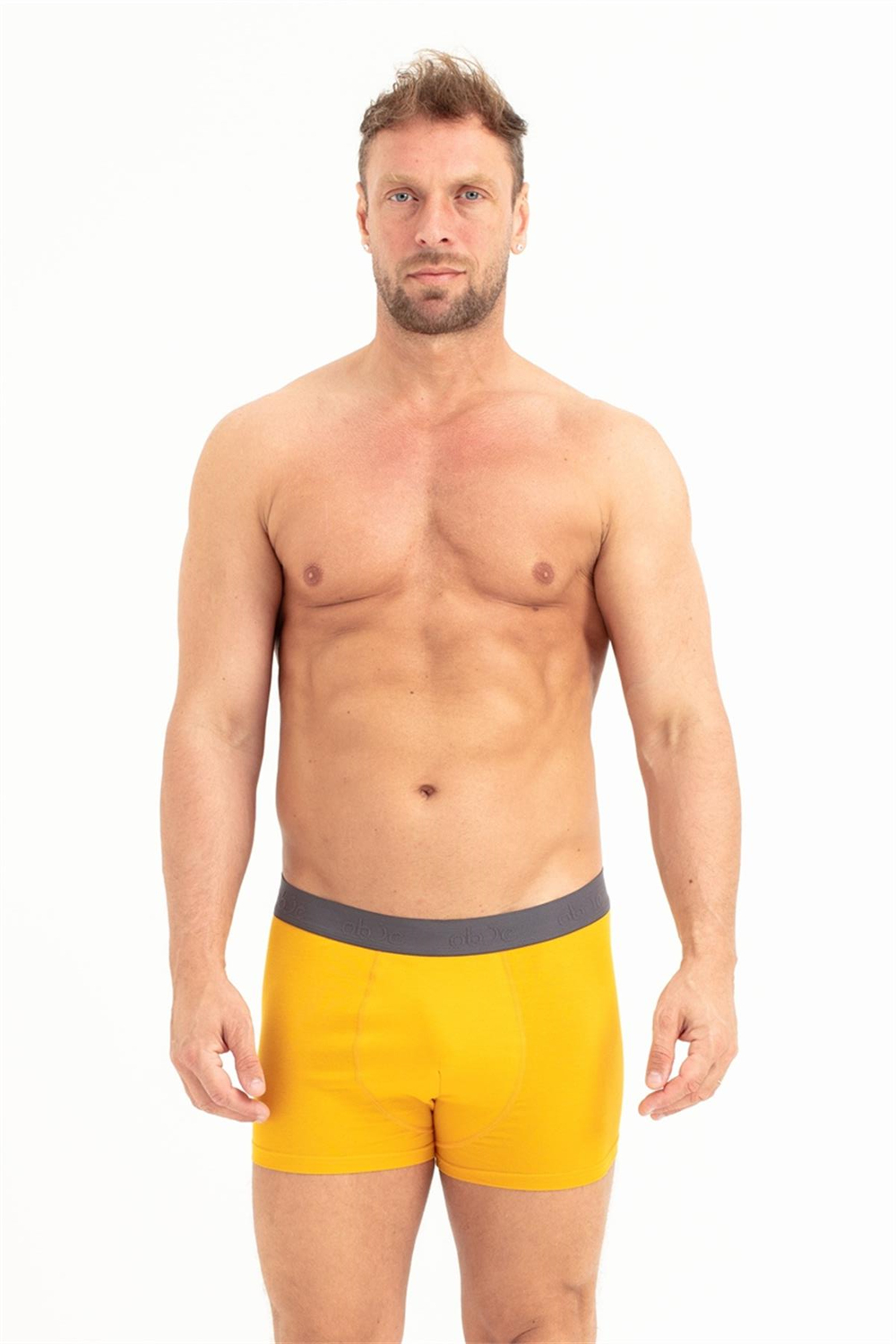 Erkek Füme Santranç Desen 3lü Boxer 