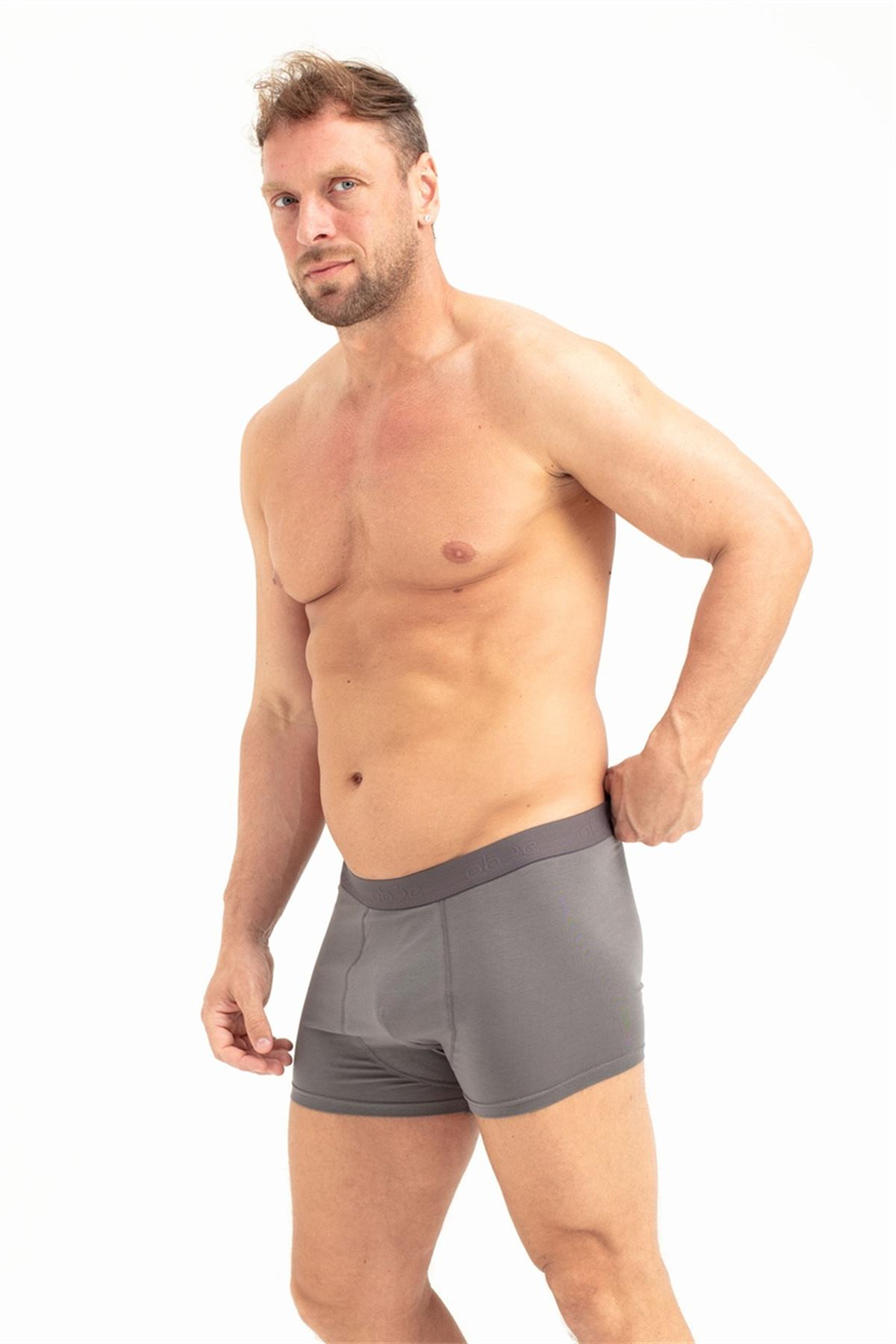 Erkek Füme Santranç Desen 3lü Boxer 