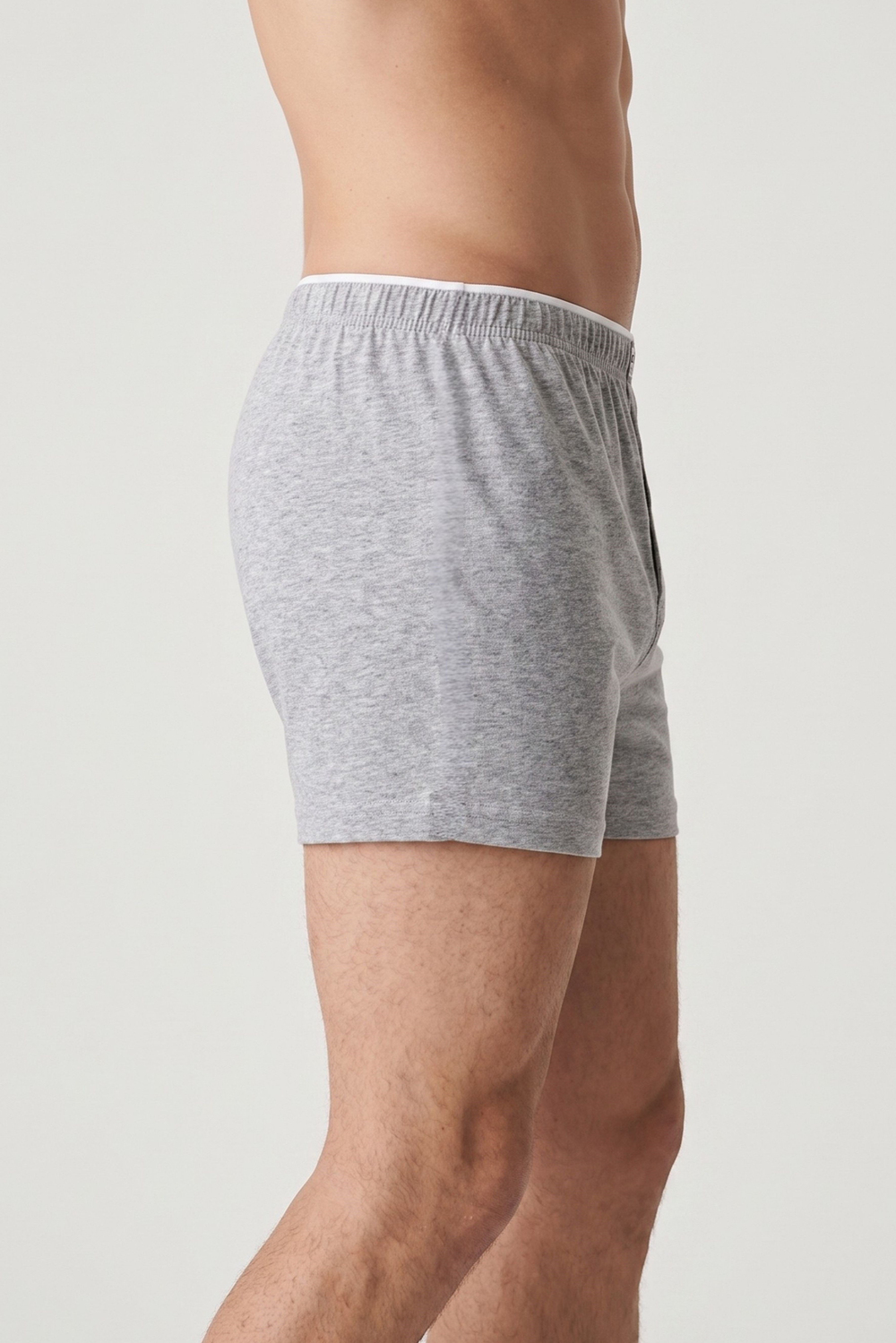 Erkek Gri Havlu Bel Boxer