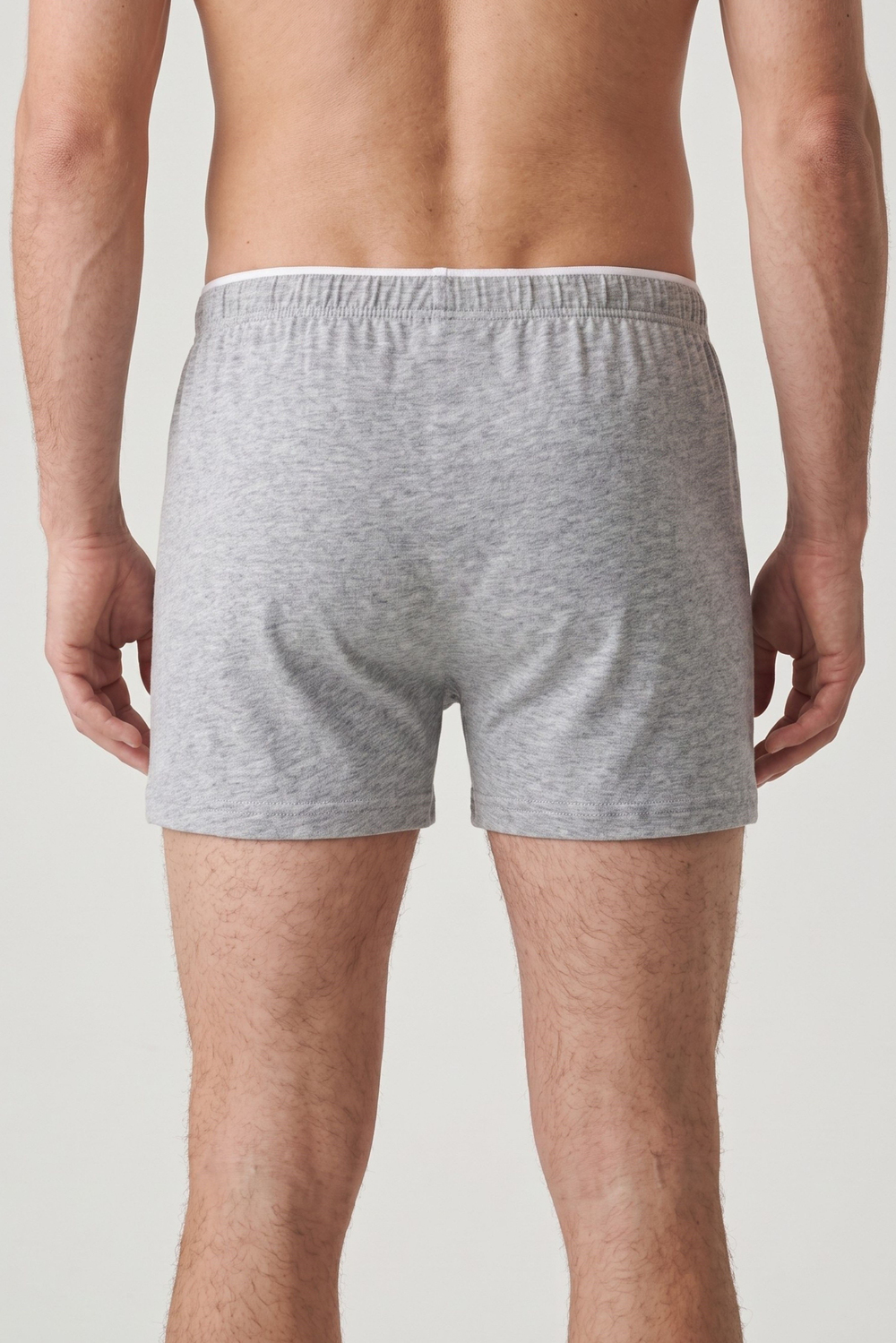 Erkek Gri Havlu Bel Boxer