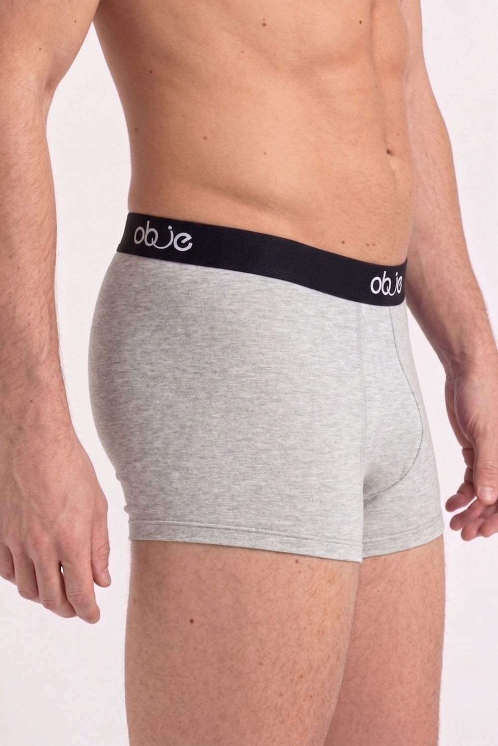 Erkek Gri Modal Boxer