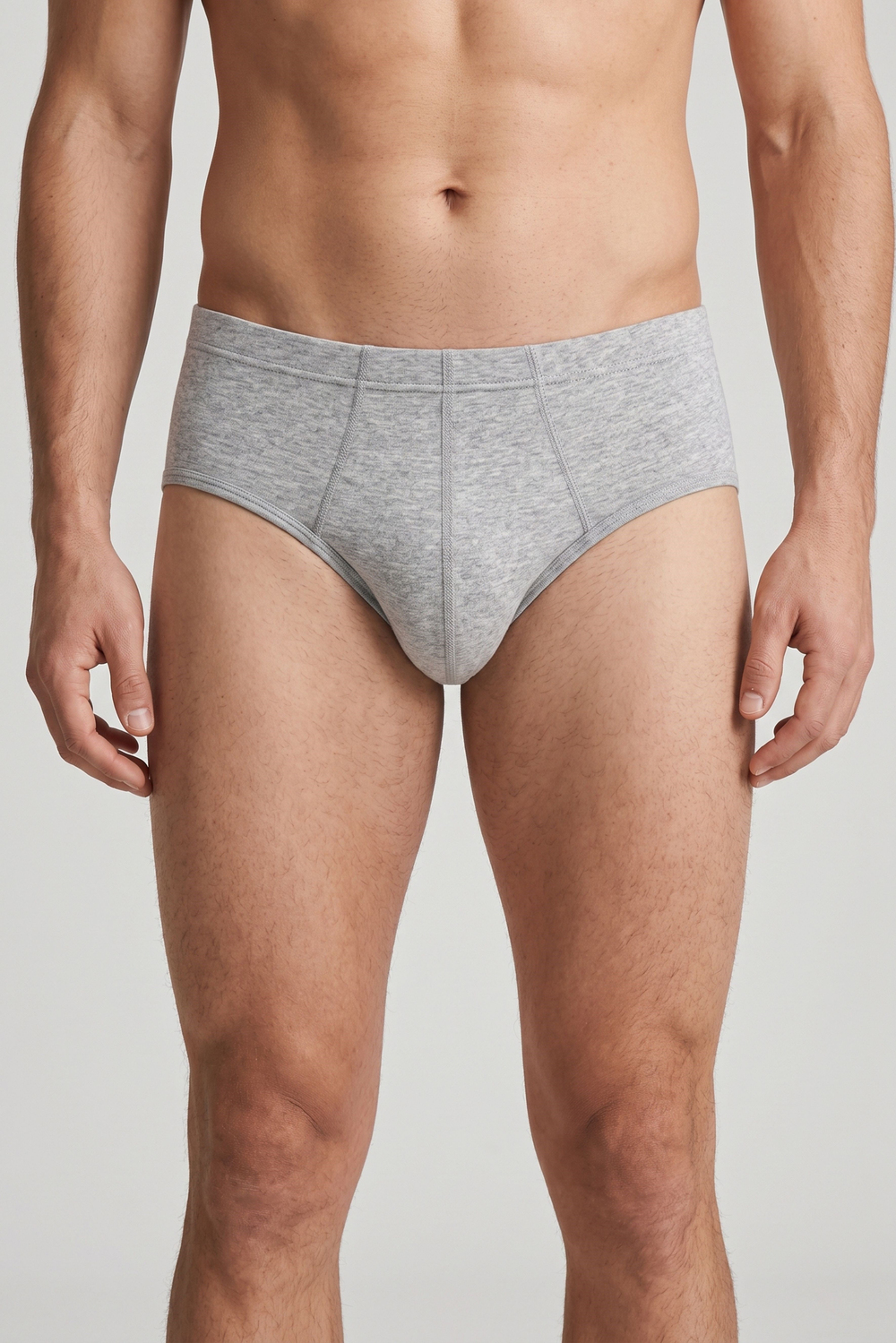 Erkek Gri Penye Slip