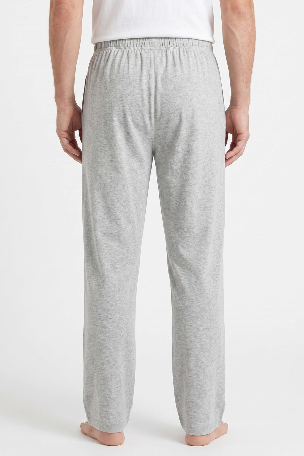 Erkek Gri Rahat Kesim Pijama Altı