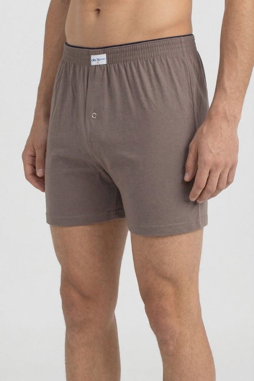 Erkek Gri XMAX Havlu Bel Kemer Penye Boxer